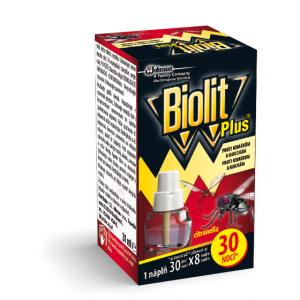 Biolit plus cserefolyadék utántöltő a legyek és szúnyogok ellen 30 éjszakára